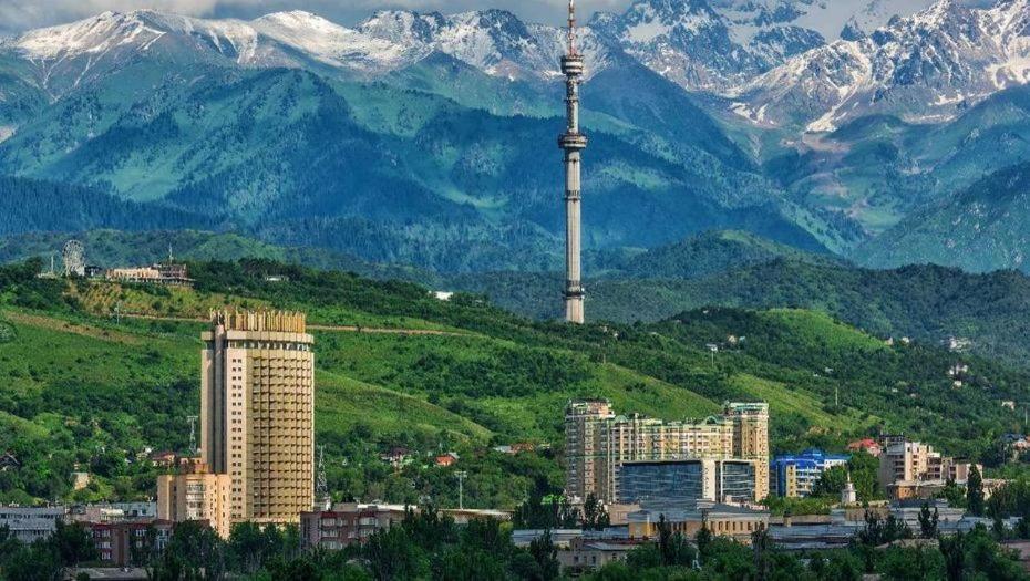 알마티 Уютная 2 Ком-Я Квартира В Центре Города, Район "Арбата" 아파트 외부 사진